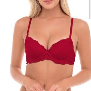NWT- Rene Rofe- Lace push up bra-38DD